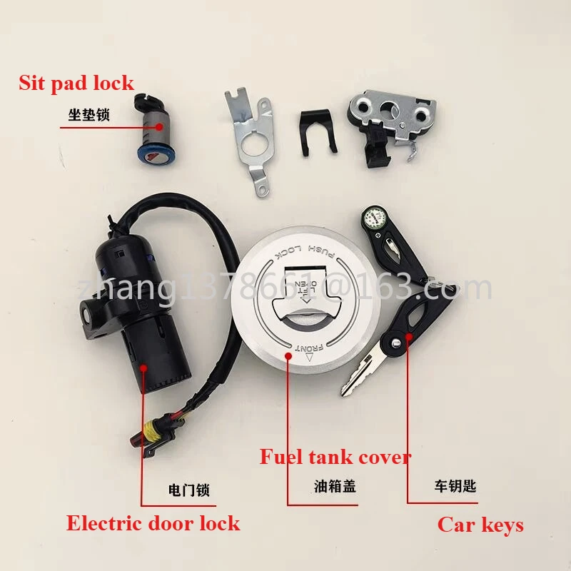 

Genuine For Benelli TNT 150i TNT 150 BJ150-29/29B/29A Set Lock Electric Door Lock Fuel Tank Cover Full Vehicle Lock TNT150