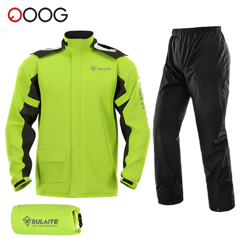 

Мужской мотоциклетный плащ, костюм, уличная водонепроницаемая мотоциклетная дождевик, куртка для велоспорта, рыбалки, альпинизма, легкая светоотражающая куртка