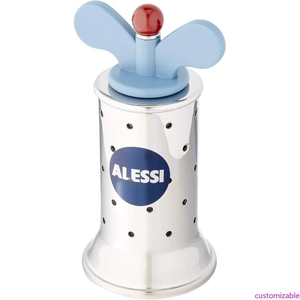 

Alessi Michael Graves Black Pepper Grinder, 6.3cm Wide, 13.2cm Tall