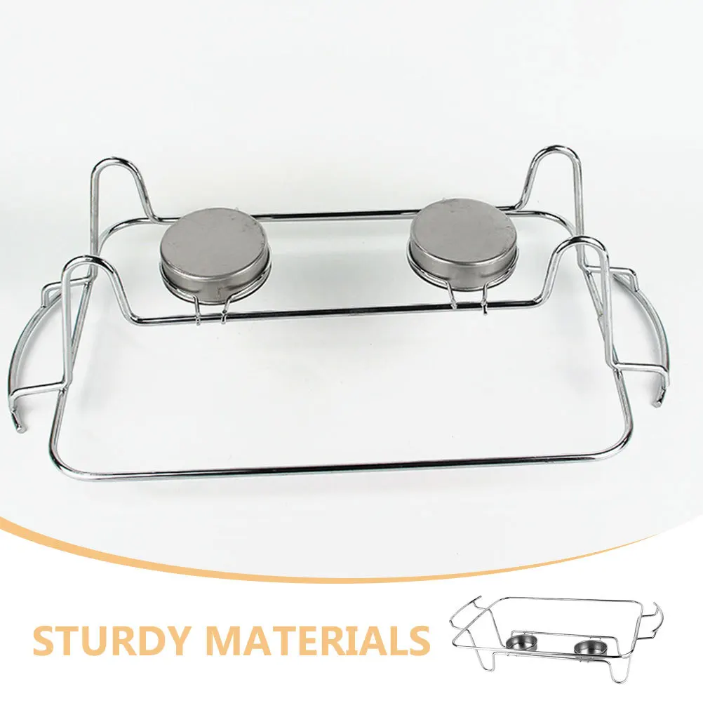 

Durable Stainless Steel Alcohol Stove Rack Thick Ring Design Smooth Easy-Clean Surface Multi-Function Cooking Pot Holder Camping