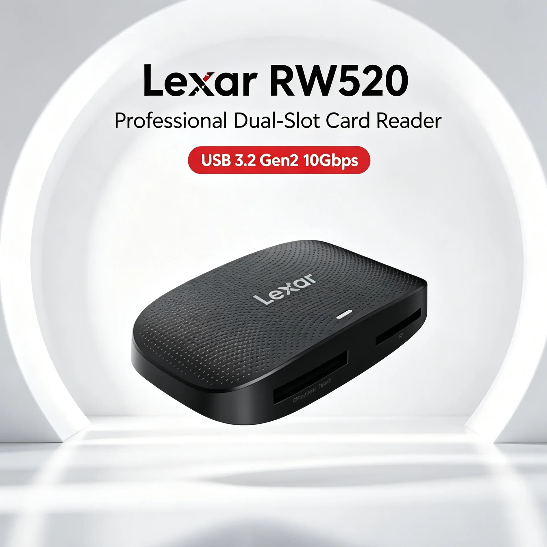 Lexar Professional Card Reader CFexpress Type B SD UHS-II USB 3.2 Gen 2 10Gbps 1050MB/s Memory Card Reader for DSLR Mirrorless