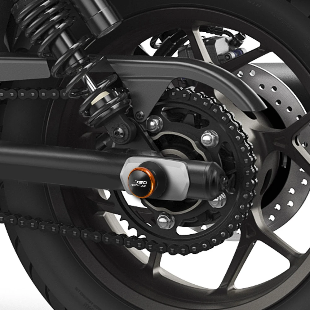 PER KTM 390 Adventure 390ADVENTURE 2019-2024 2023 2022 2021 2020 2025 Moto 10 MILLIMETRI Forcellone Bobine Slider Supporto Posteriore Viti