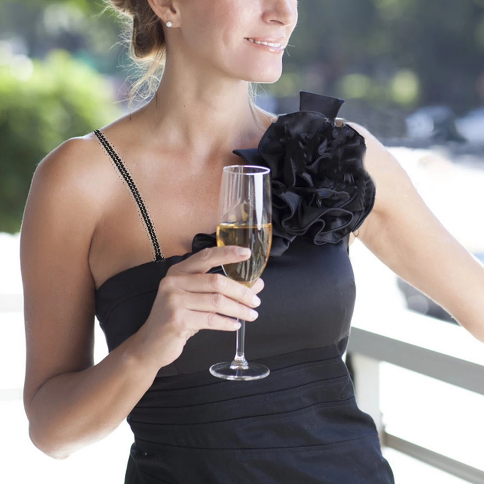 

3Pairs Non-Slip Bra Shoulder Straps Lace Elastic Replacement Strap for Women Lady Adjustable Comfortable Fit Long-Lasting Color