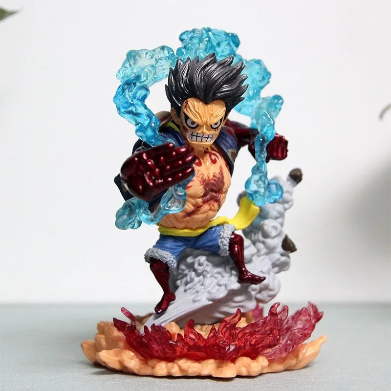 Anime One Piece Luffy Fourth Gear Ape King GK Action Figure PVC Figure Collection Model Desktop Ornament Children's Toy Gift