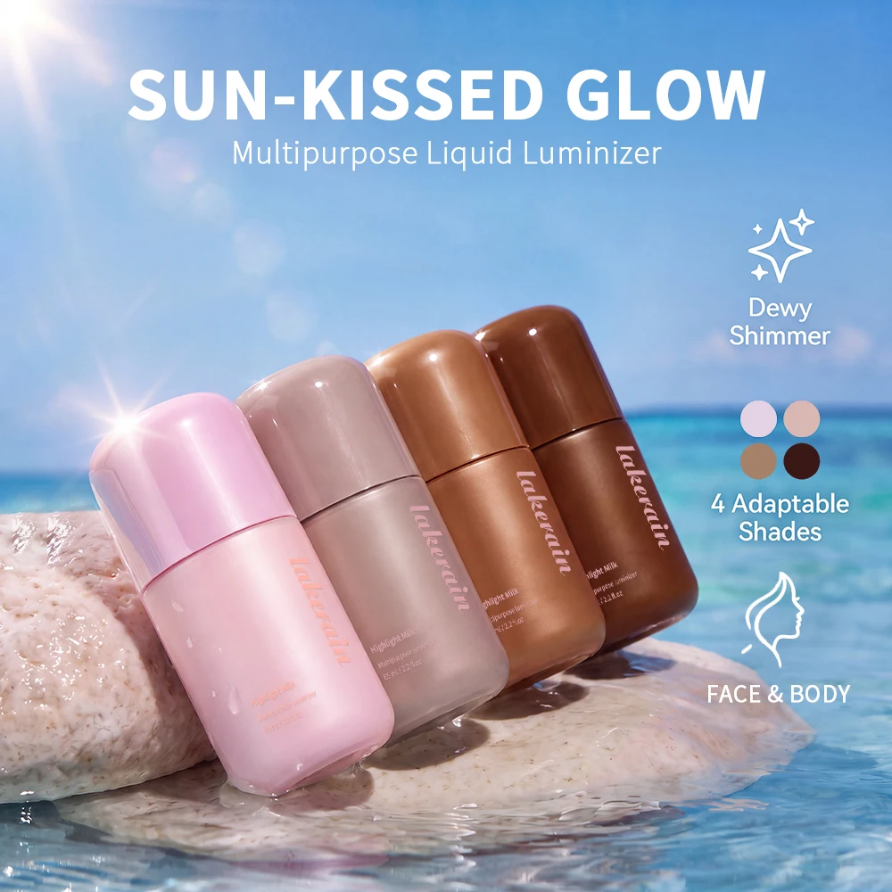 Highlight Milk Lotion Natural Pearl Luster Deep Moisturizing Makeup Base,Facial Highlight,Body Brightening Multi Purpose Lotion
