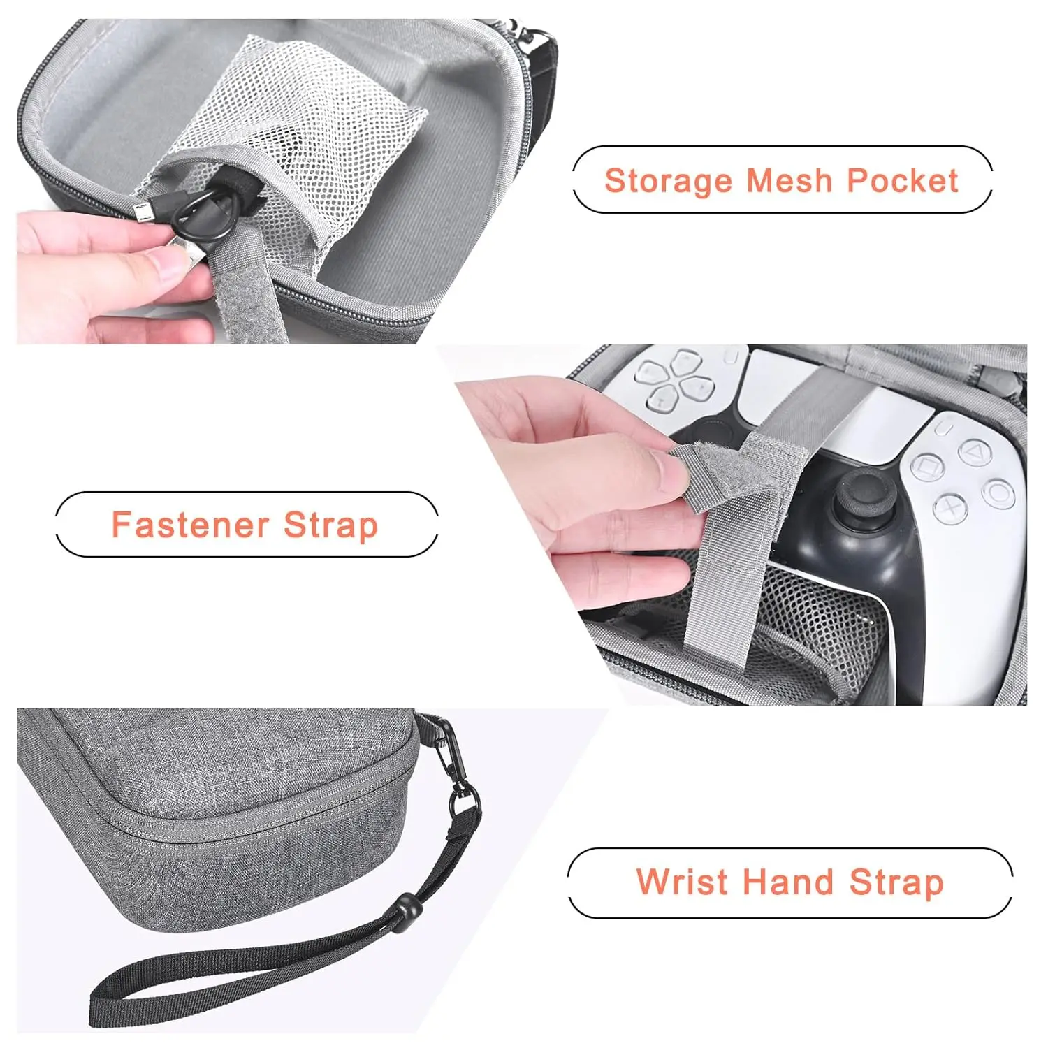 Hard Controller Case for Xbox Core/Xbox Elite 2 Controller, EVA Hard Case for Xbox One Wireless Gaming Controller Hard Cover