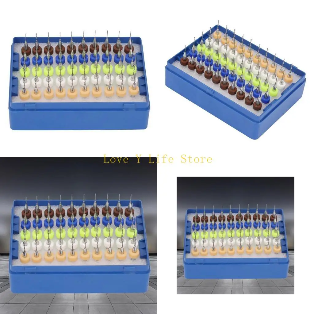 

L74C 50PCS Micro Drill Bits Установите биты печатной платы PCB.