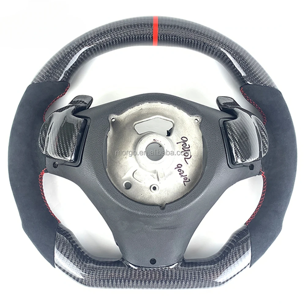 Carbon Fiber LED Steering Wheel fit for BMW E series E46 E60 E39 R36 E30 E90 E92 M3 Car Steering Wheel