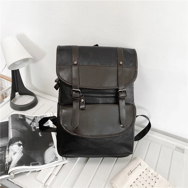 Backpack for Men's Minimalist Retro Business Computer Bag 2024 New Trendy Travel Large Capacity Backpack