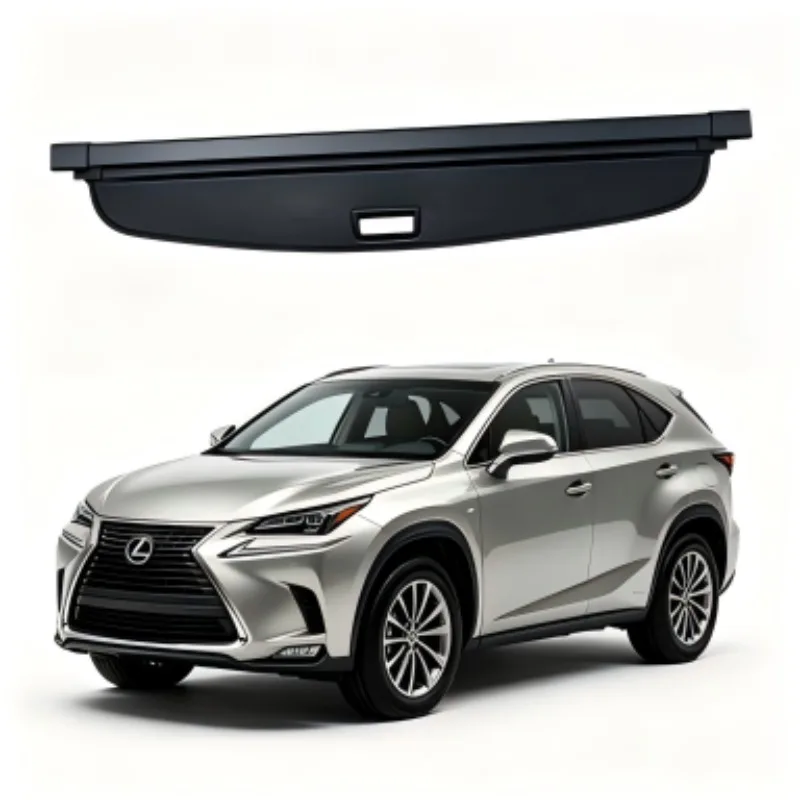 Cargo Cover Trunk Privacy Shade Rear Security Partition Anti-Theft Shield Organizer for Lexus NX200/NX260 2015-2022
