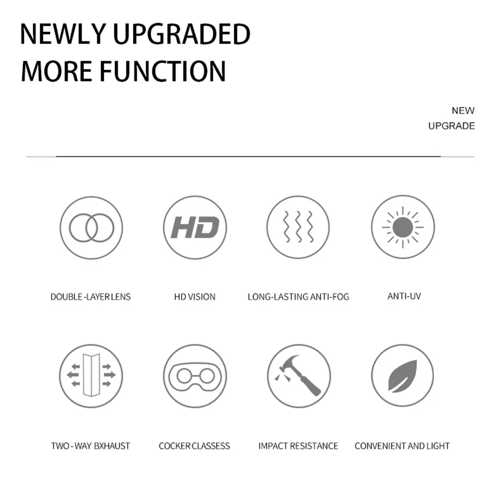 新しいスキーゴーグル男性女性二重層防曇ビッグスキーマスク UV400 メガネ保護スキー冬雪スノーボードゴーグル