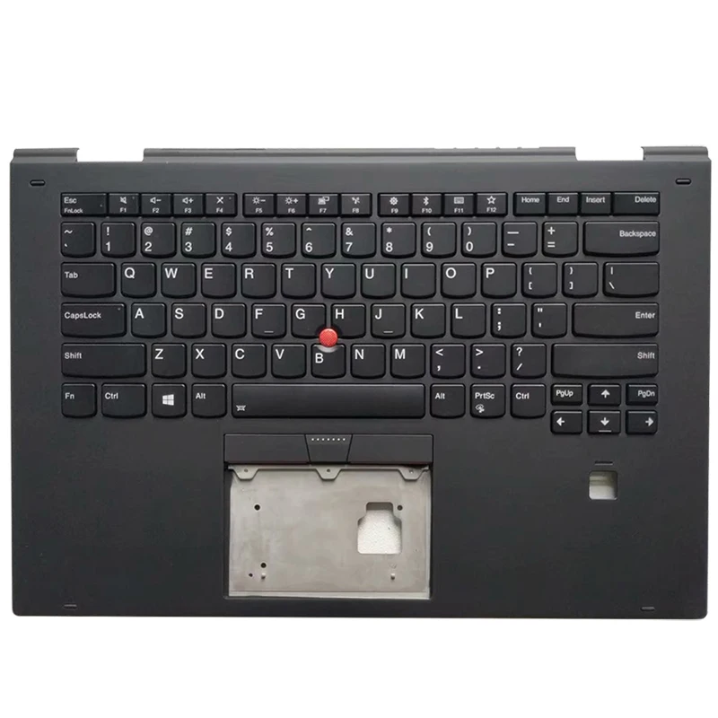 

New US Keyboard For Lenovo ThinkPad X1 Yoga 2nd Gen 2rd 2017 3rd Gen 3 2018 Backlit Small Enter With C-Cover Black Silver