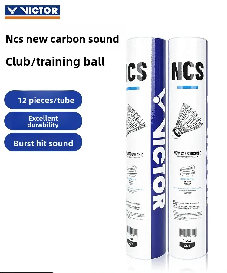 1Tube New Shuttlecocks NCS/ NCS Pro Durable Artificial Badminton