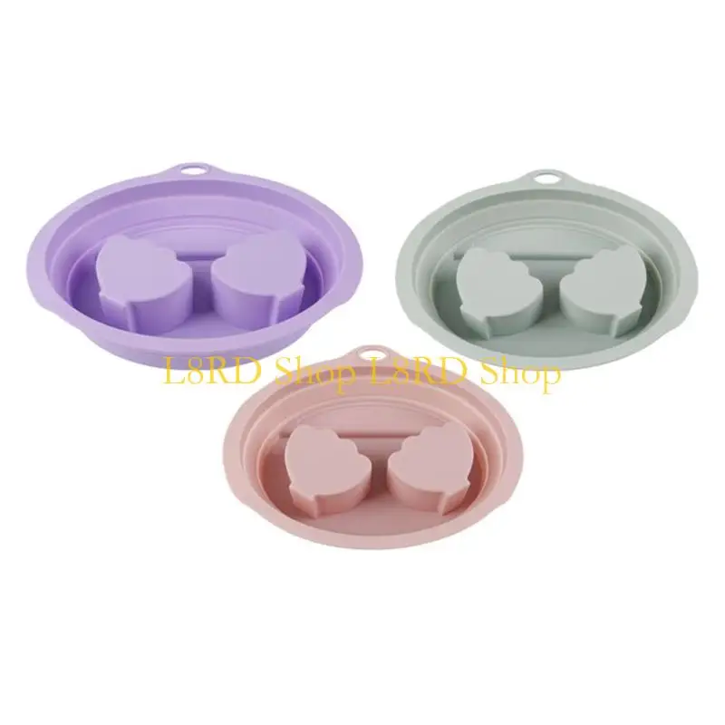 

L8RD Портативная многоразовая силиконовая ванночка для замачивания рук для домашнего ухода за ногтями