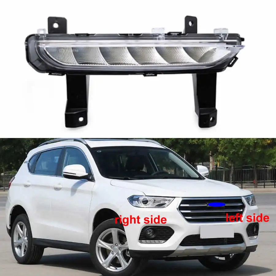 For Great Wall Hover H2 Haval H6 Blue Label Front Bumper Anti-fog Light LED Daytime Running Lights