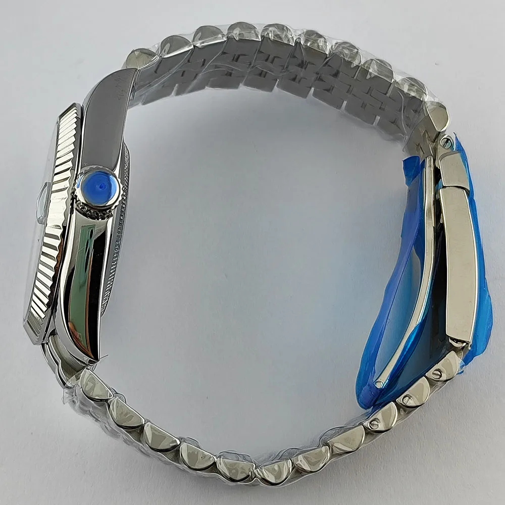 Jam Tangan 36Mm/39Mm Jam Tangan S Dial NH35 Jam Tangan Bisnis Modis Pria Pergerakan Kaca Safir NH35