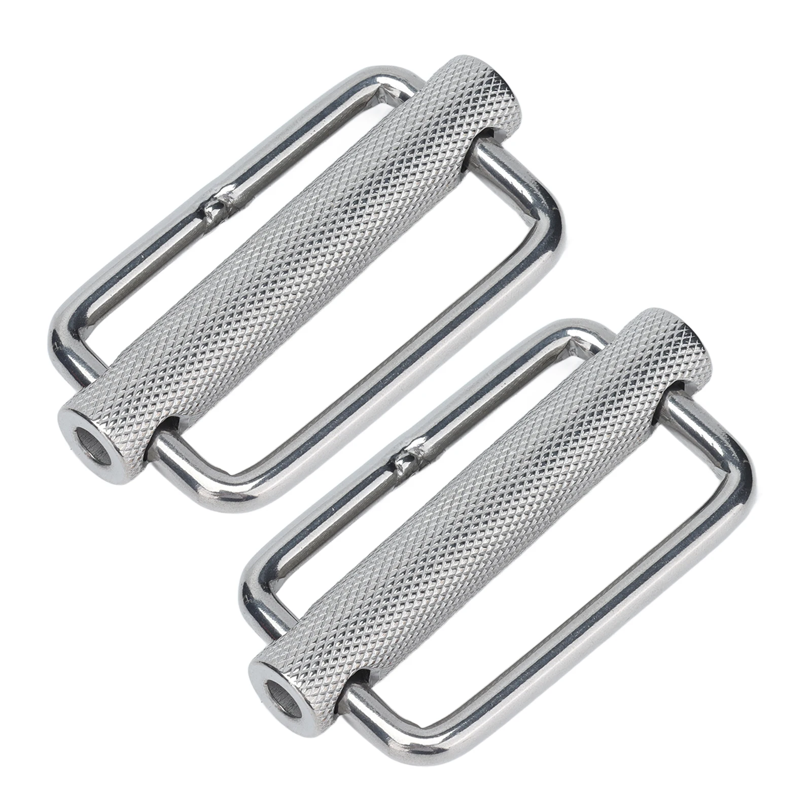 Slide Buckle 316 Stainless Steel Rectangle Adjustable Knurled Roller Belt Buckles Adjustable Slide Buckle Roller Buckle