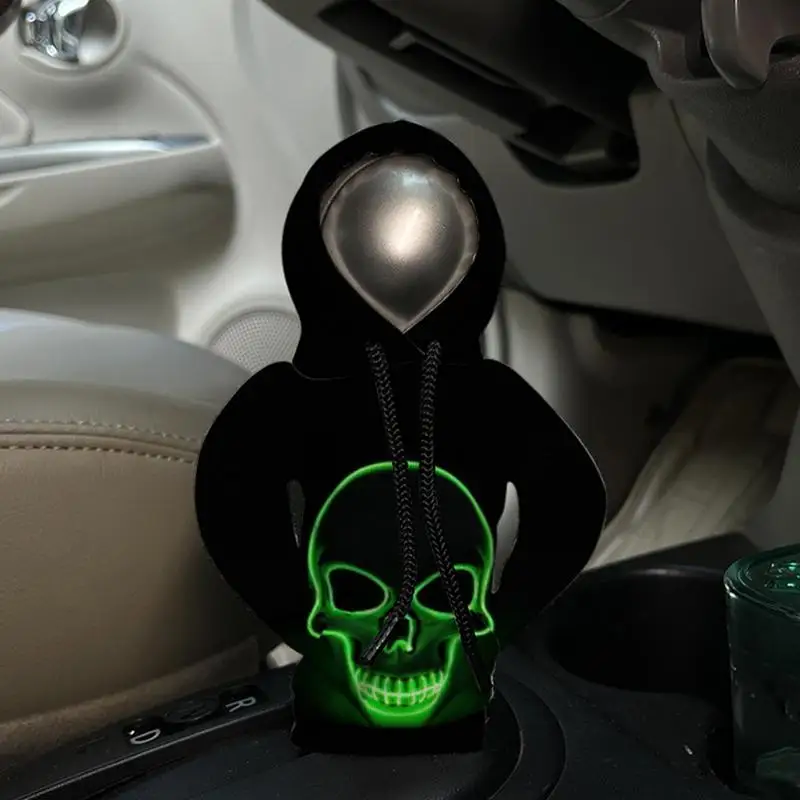 Gear Shift Knob Hoodie Skeleton Change Speed Lever Sweatshirt Car Gear Shift Cover Hoodie Car Gearbox Hood For Car Gear Lever