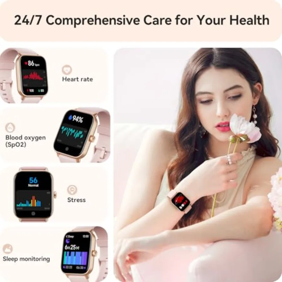 Watch face with fitness tracking data