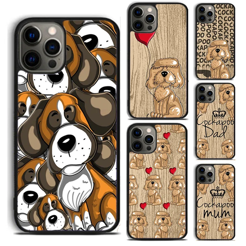 Rottweiler mum Cockapoo dog Boxer dog heart dog phone Case For iPhone 16 15 14 Plus XR XS apple 16 11 12 13 mini Pro Max coque