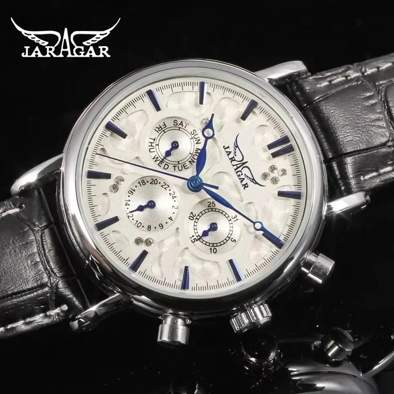 New Sports Top Brand Men's Automatic Mechanical Watch, Elegant Retro Style, Fashionable Wristwatch with Day and Date Display, Light Luxury and High-End Feel, Men's Watch, Gift for Boyfriend, Hot-Selling Item in Europe and America