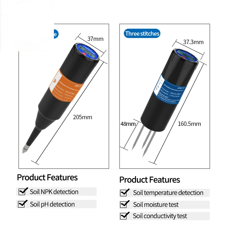 Instant Reading Screen Waterproof Wireless NPK Analyzer detector Soil Nutrient Sensor