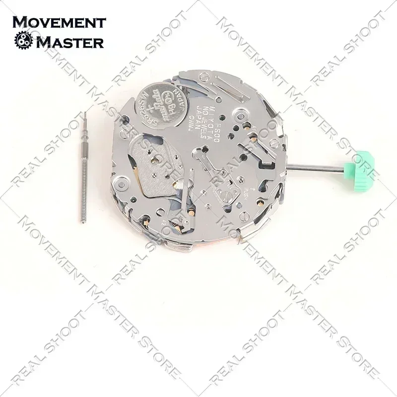 MIYOTA FS00 Movement 6 Hands Multi-function Single Calendar Quartz Movement Four Points Calendar Watch Movement Accessories