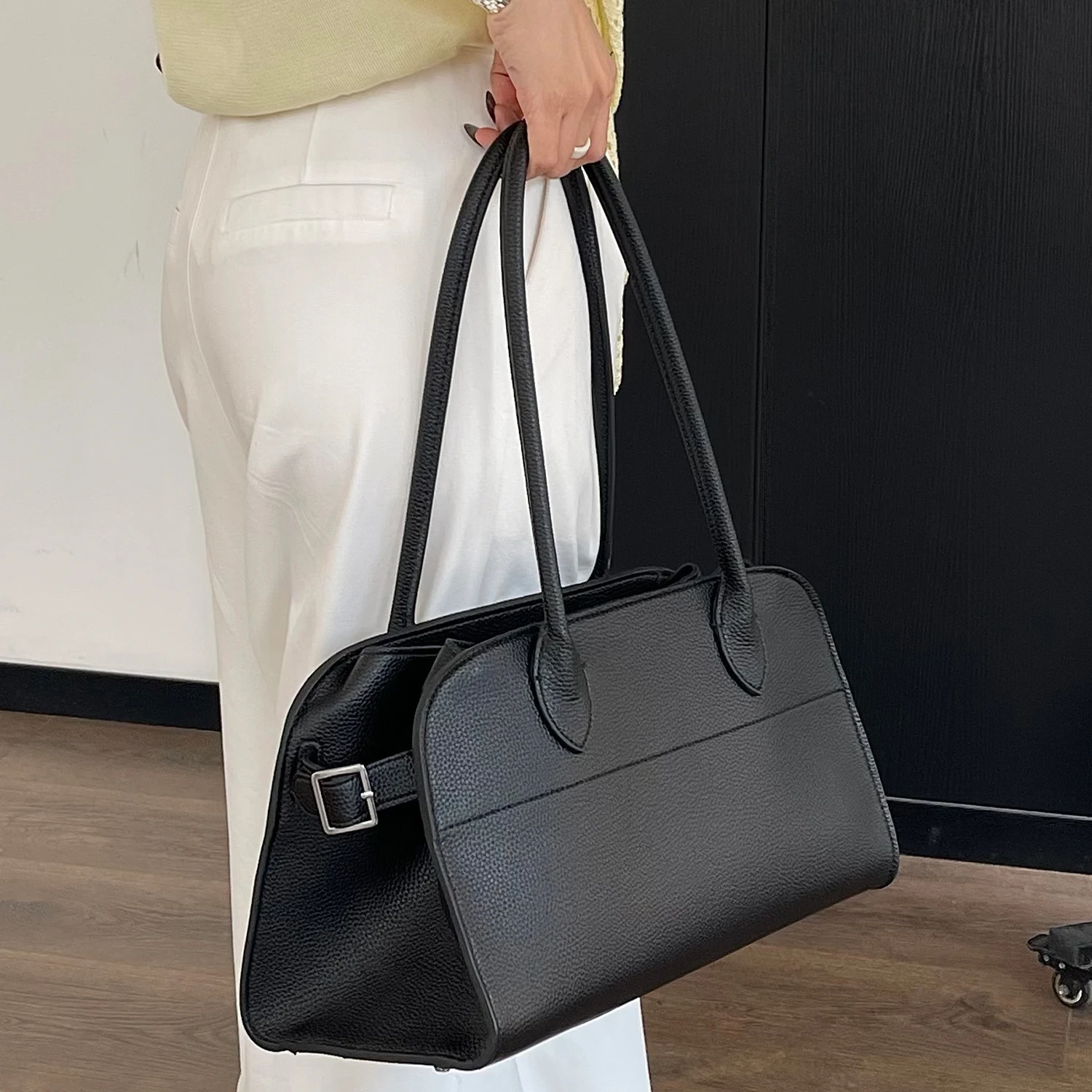Litchi Grain Texture Tote Bag - огляд і ціна Leather Work Handbags For Women