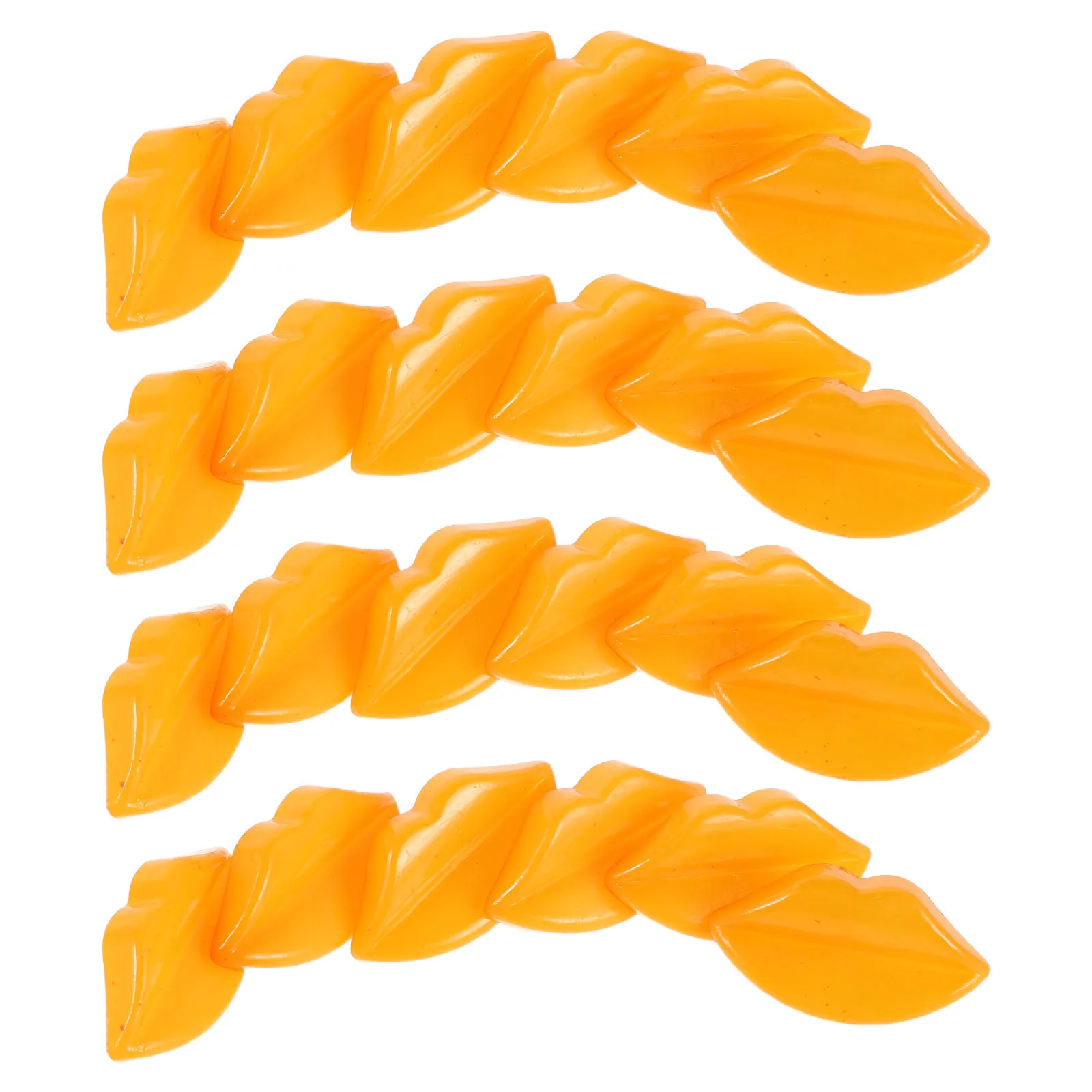 100 قطعة من إكسسوارات الشفاه الصغيرة للفم البلاستيكية لاستبدال الشفاه المسطحة لمستلزمات صناعة الحرف اليدوية على شكل حيوانات #4