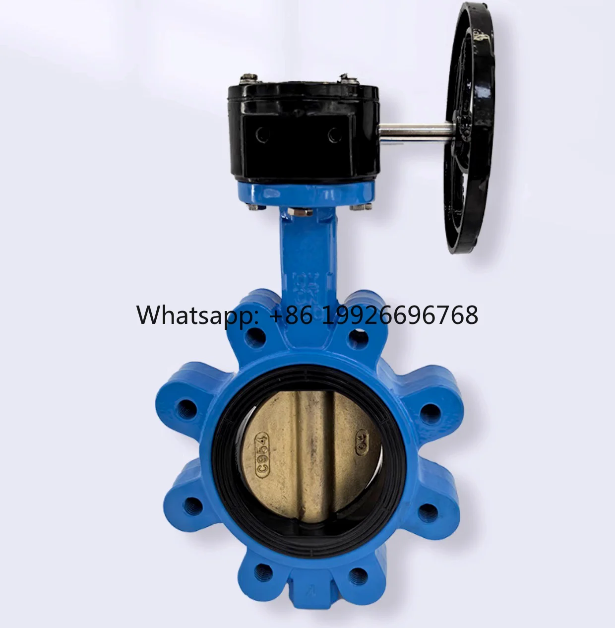 

Lug Soft Seal EPDM Seat CF8M 304 Disc DN65 Worm Gear Ductile Iron Butterfly Valve ISO9001 Certified Customizable Port Size for