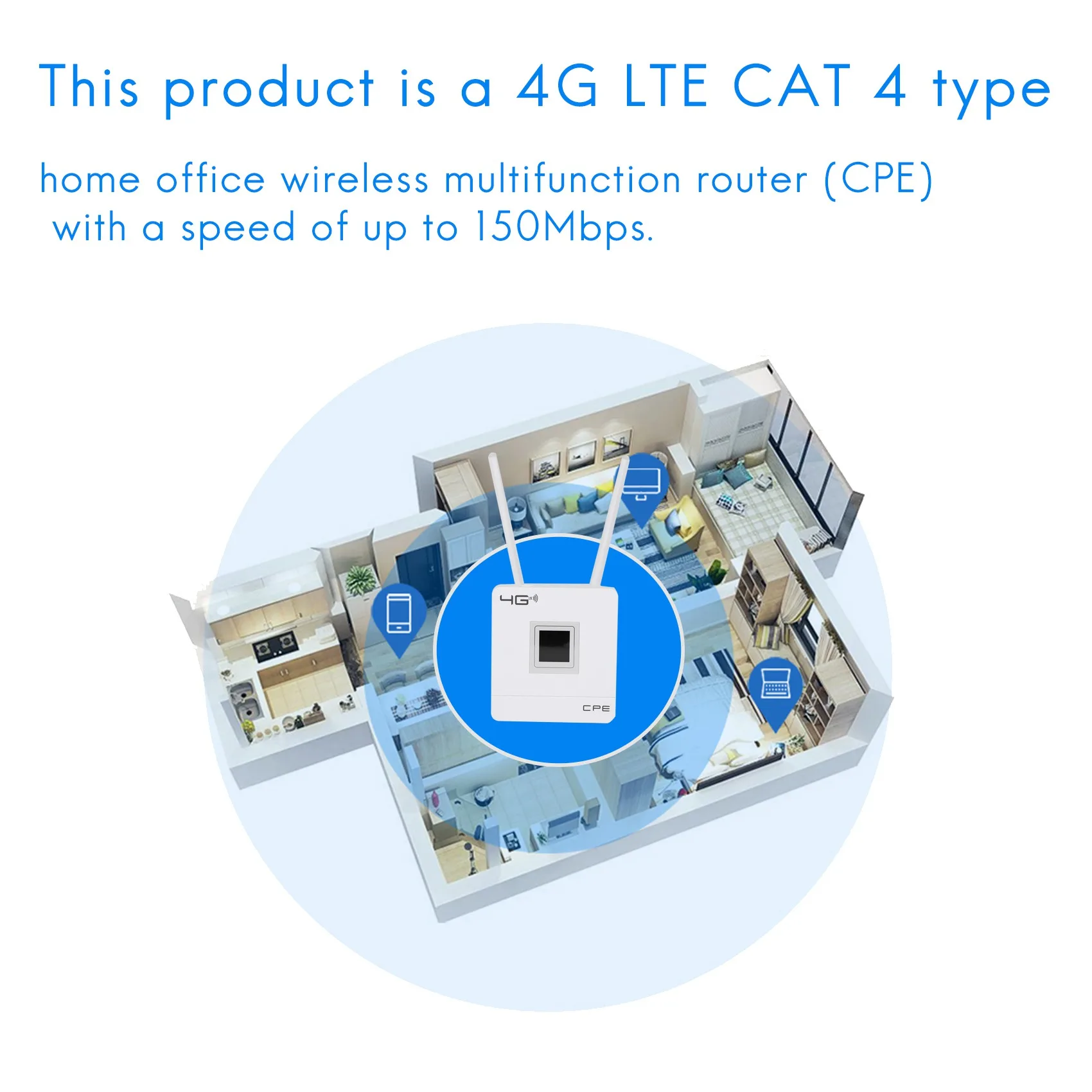 

3G 4G LTE Wi-Fi маршрутизатор 150 Мбит/с портативная точка доступа разблокированный беспроводной CPE-маршрутизатор со слотом для SIM-карты порт WAN/LAN