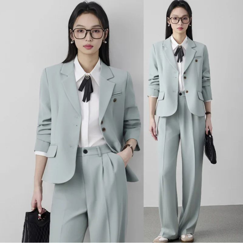 

Short women's blazer suit2026Spring new style elegant petite high-end professional interview formal suit jacket