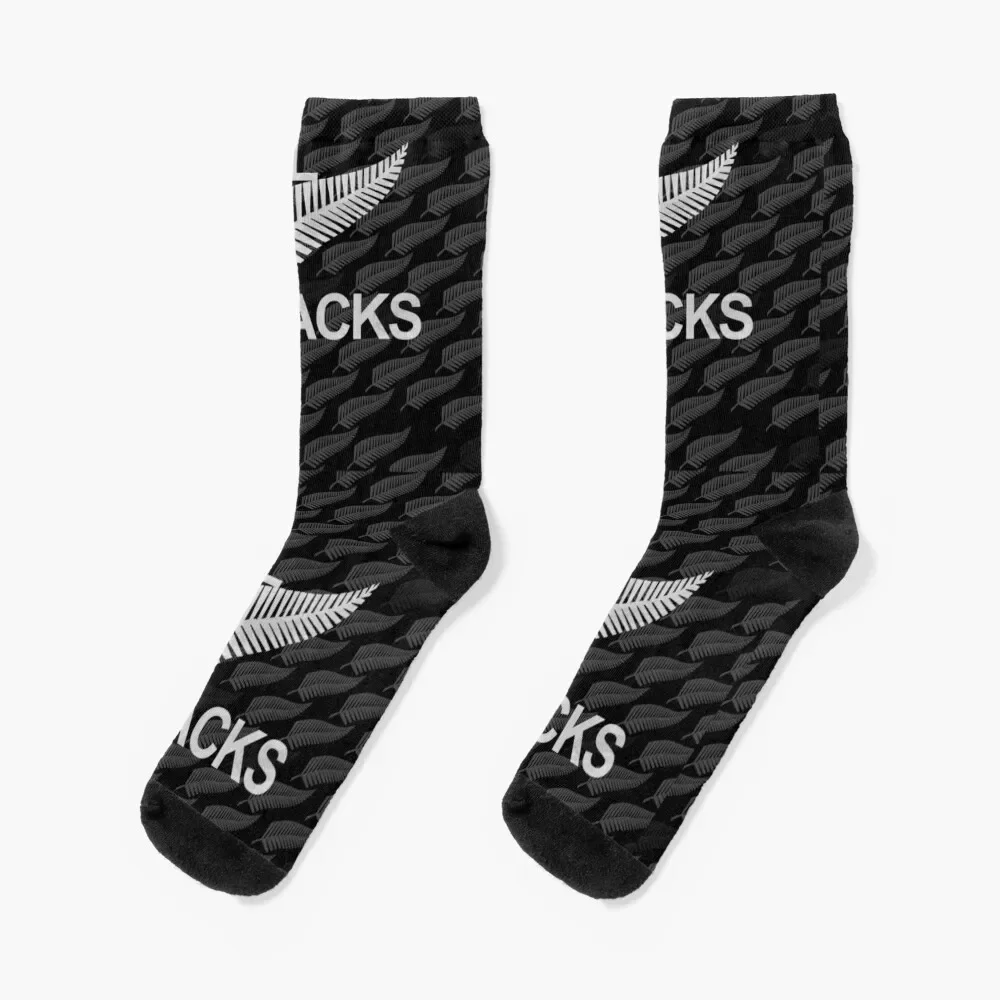 

All Blacks Rugby Silver Fern design Socks Sports anti slip football warm winter essential Socks For Girls Men's