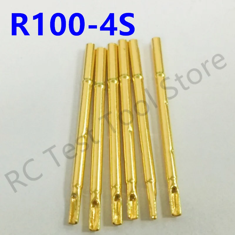 20 Or 100PCS R100 Series PCB Test Probe Receptacle Pogo Pin Connection Socket R100-2S 4S 2W 4W Spring Test Pin P100-B P100-B1