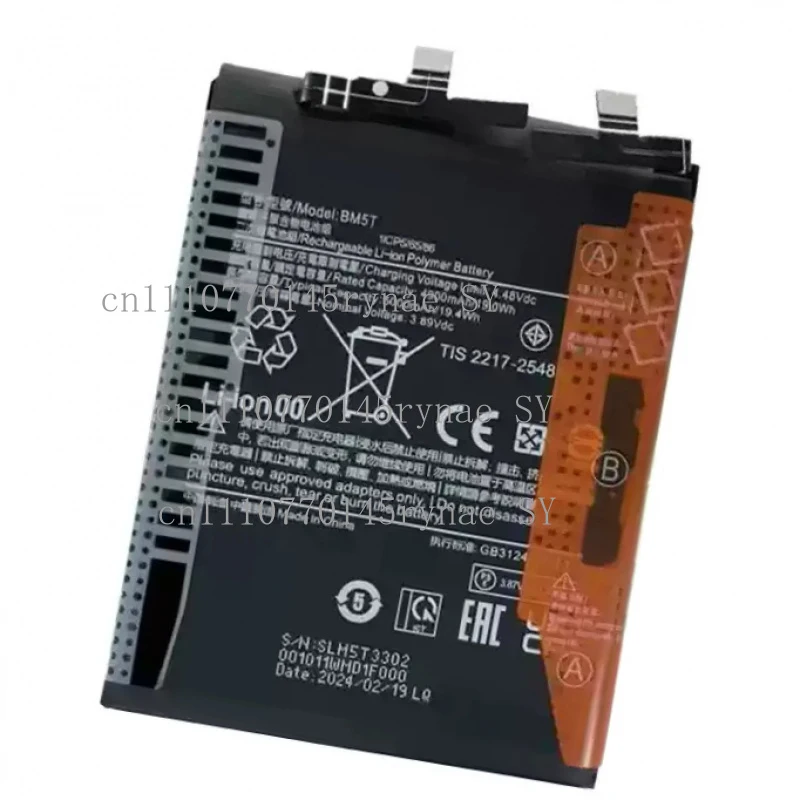 

New Original BM5T Battery For Xiaomi 13T Poco X6 Pro 3.89V 5000mAh Li-Polymer Replacement Battery + Free Tools