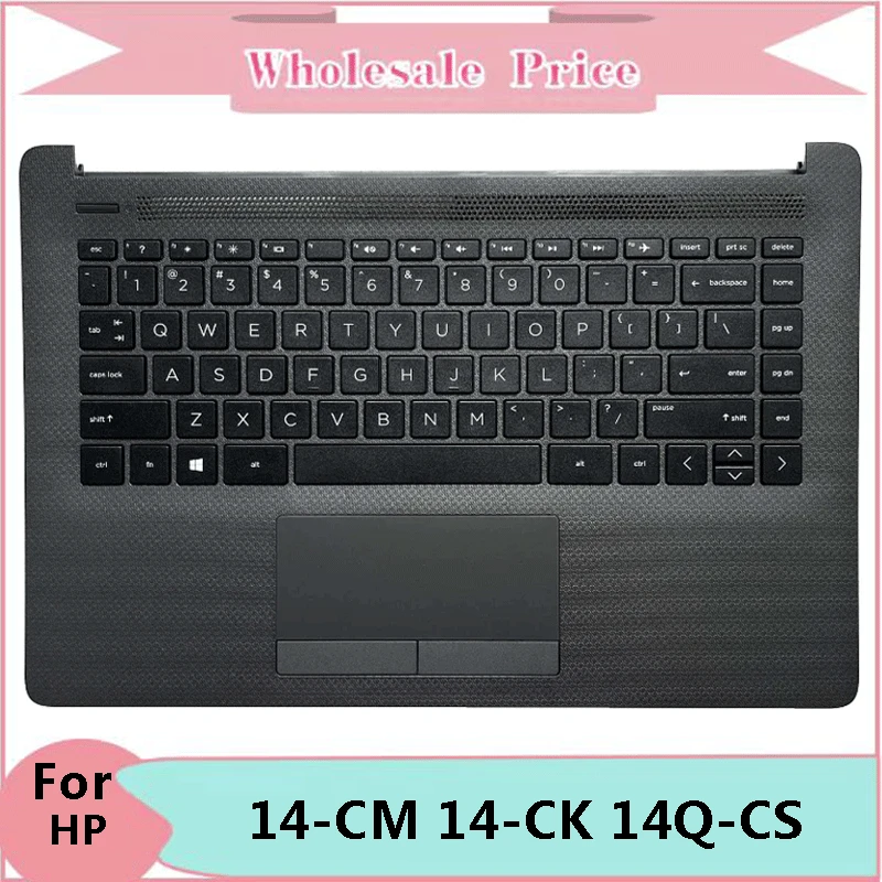 

New Original For HP 14-CM 14-CK 14Q-CS 240 245 246 G7 TPN-I131 Laptop Palmrest Case Keyboard US English Version Upper Cover