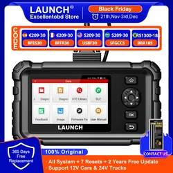 New LAUNCH X431 CRP129 HD Car Full System Diagnostic Tools Support 12V Cars 24V Trucks 7 Reset Functions 2 Years Free Update