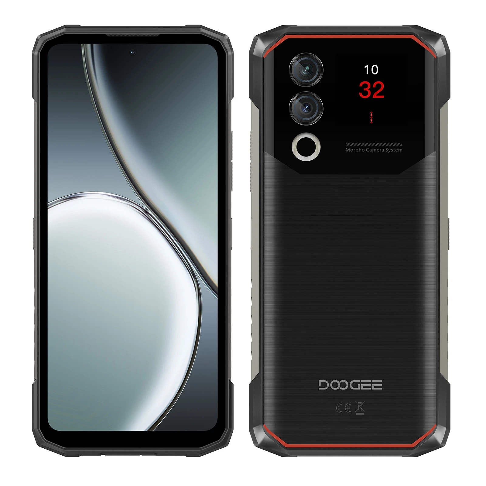 DOOGEE 블레이드 10 맥스 러기드 폰, 8GB + 256GB 50MP 메인 카메라, 18W 충전, 6.56 인치 90Hz 디스플레이, 안드로이드 14 10300mAh NFC 4G 스마트폰
