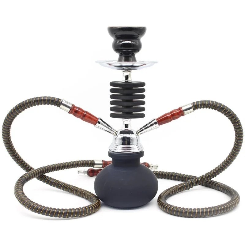 

Fine-textured Arab Frosted Glass Shisha Hookah Set Chicha Complete Charcoal Ash Tray Bowl Tongs Water Pipe Narguile Accessories