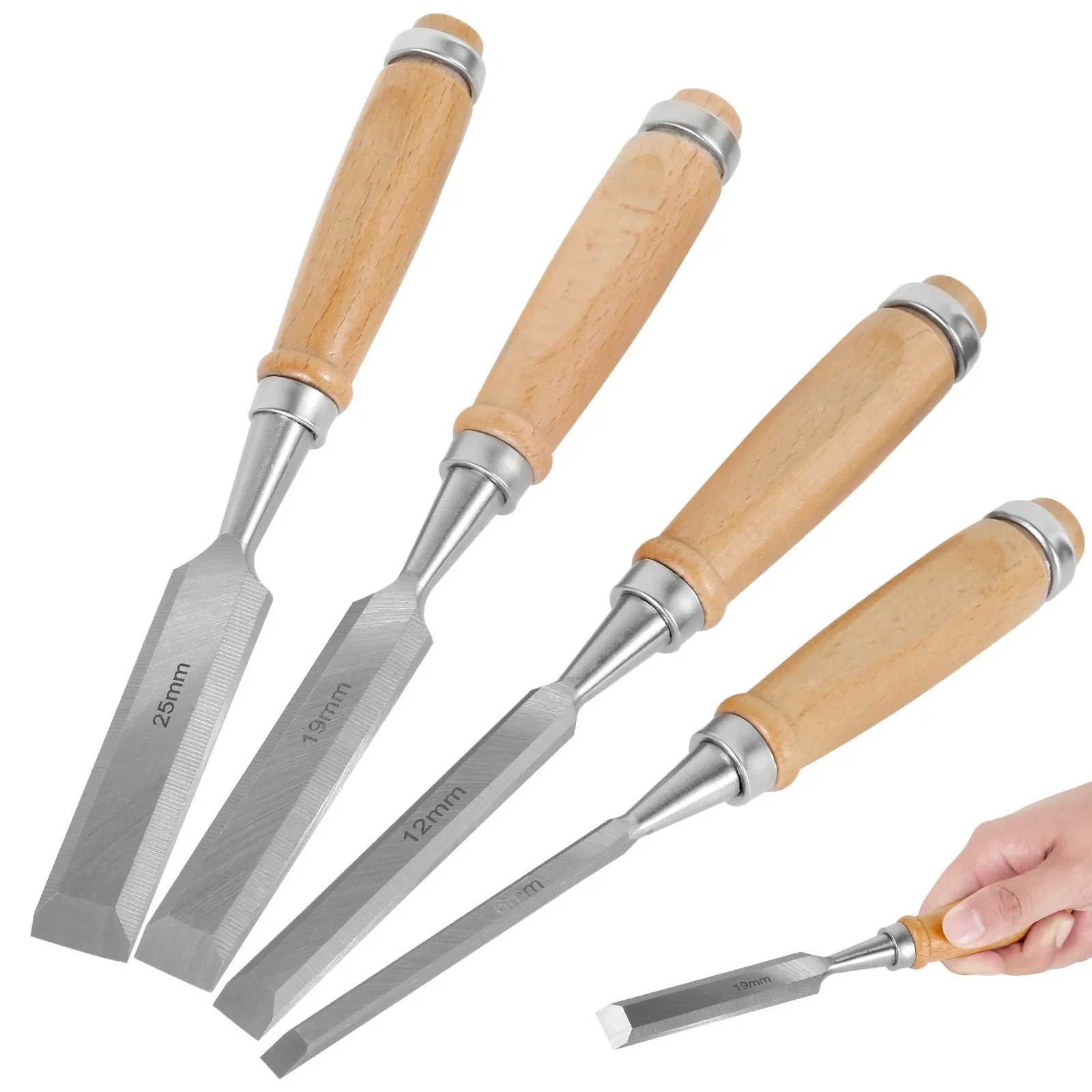 

Профессиональное долото для резьбы по дереву 6/12/18/20/24 мм столярные плоские долота DIY деревообработка нож для резьбы по дереву инструменты для деревообработки