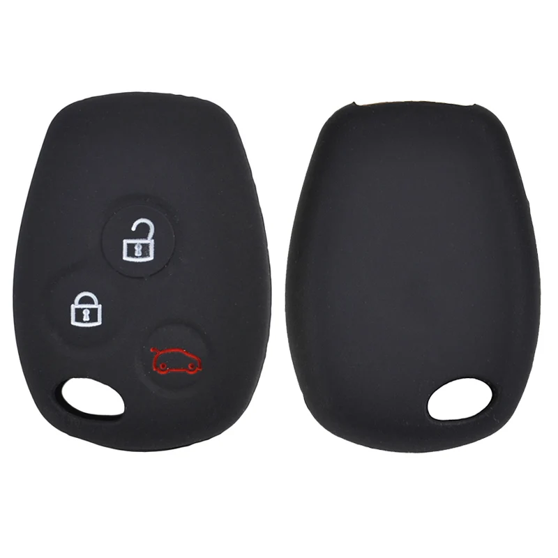 Silicone Rubber Key Cover Case Fob For Renault Clio Scenic Megane Duster Sandero Captur Twingo Modus Fluence Protector Holder