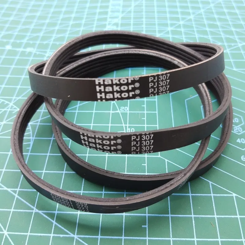 PJ307 Mini nastro trasportatore con cinghia di trasmissione in gomma per compressore d'aria