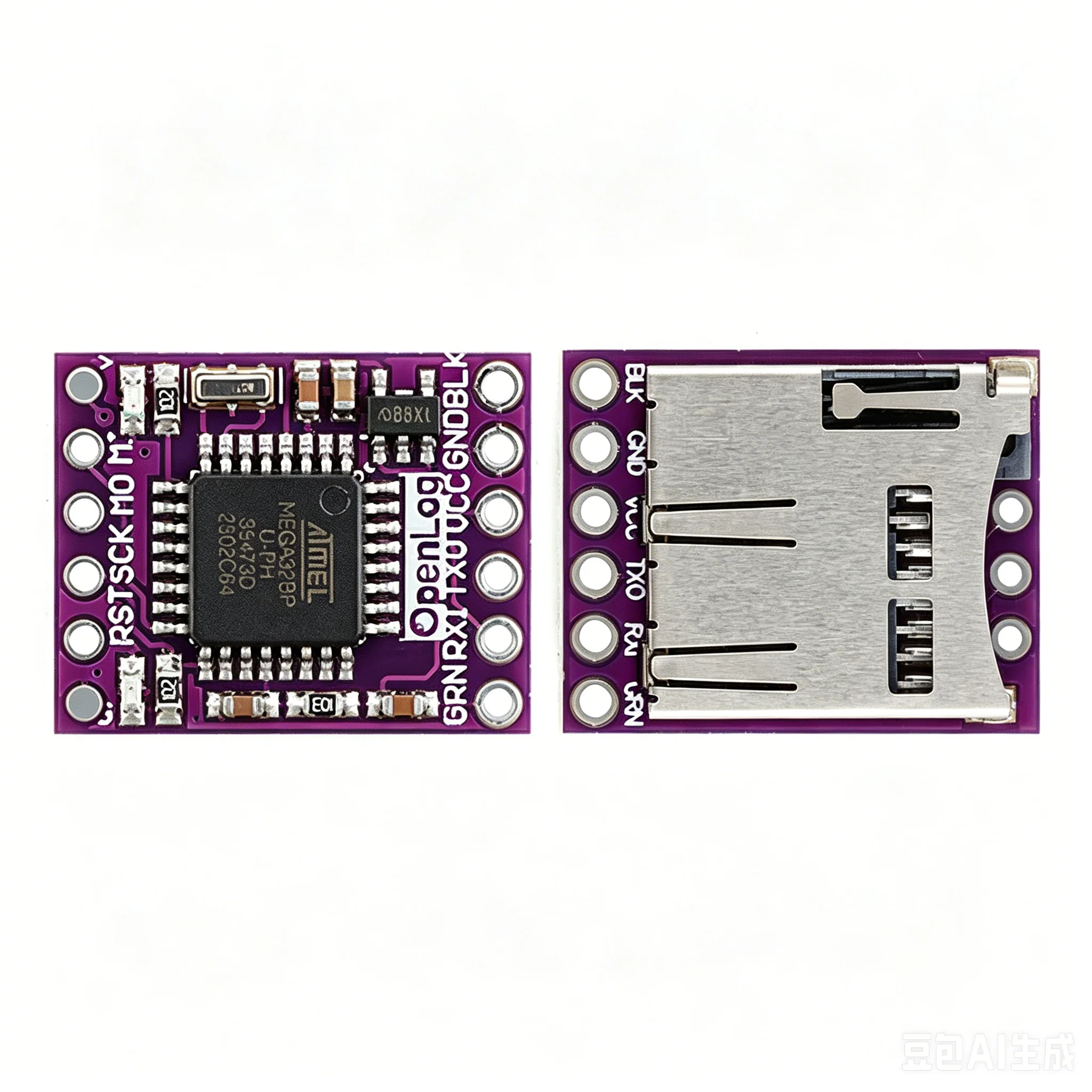 OPENLOG Black Box Data Logger Module ATMEGA328P Chip Serial Port Data Recorder FLASH Memory Data Storage Saving Board