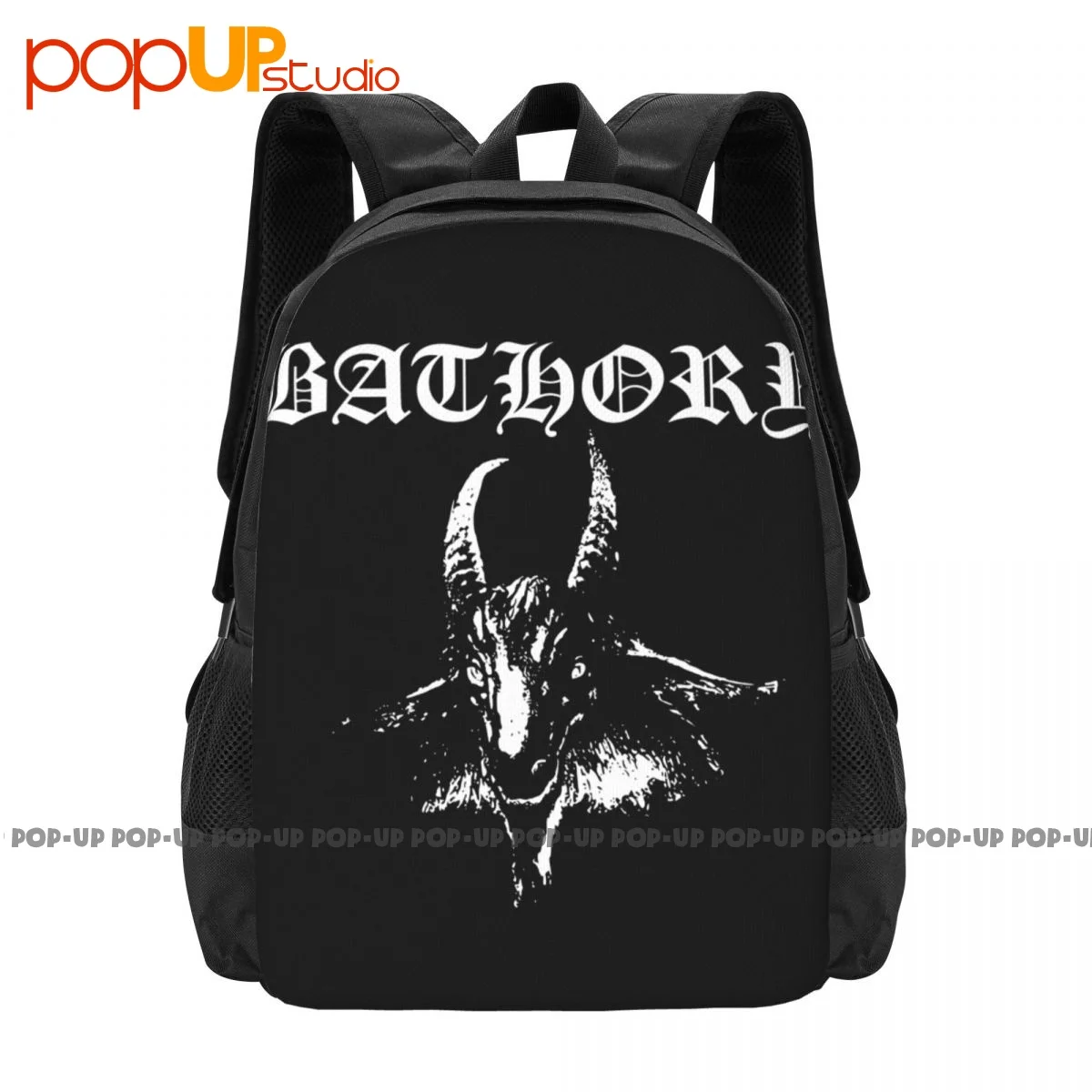 Bathory Black Metal Backpack Large Capacity Fashion Art Print Sports Bag Multi-function