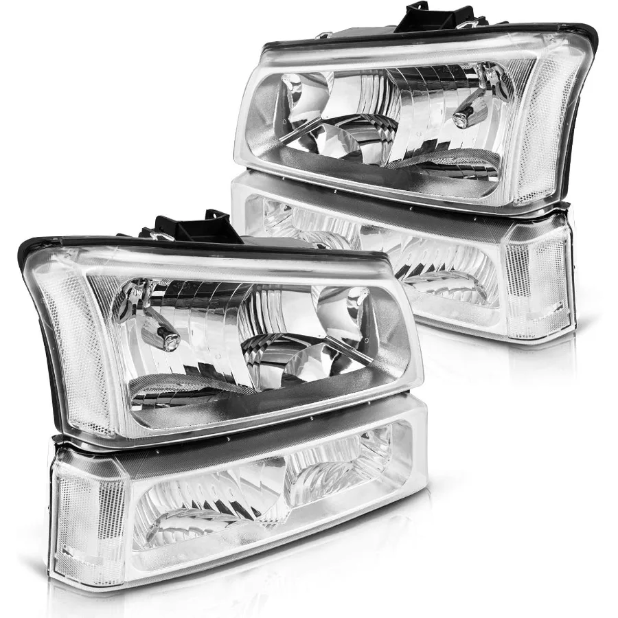 

Headlights Assembly Compatible with 20032006 Silverado 1500 2500HD 3500 2500 Pair Front Light 07 Silverado 1500 3500 Classic OE