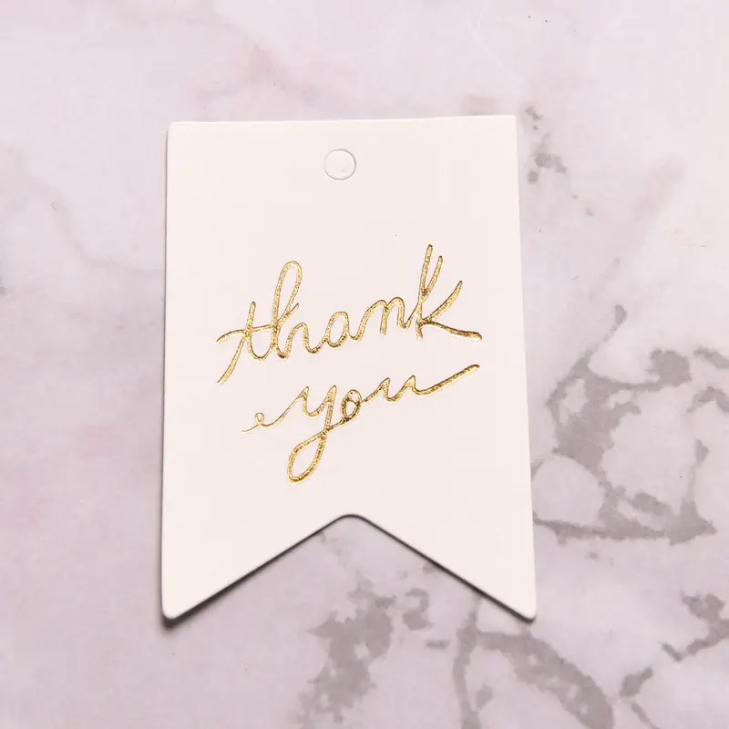 10PCS Kraft Paper Thank You Handmade Gift Tags Wedding/Birthday Party Candy Packing Boxes Price For Flower/Cosmetics Labels