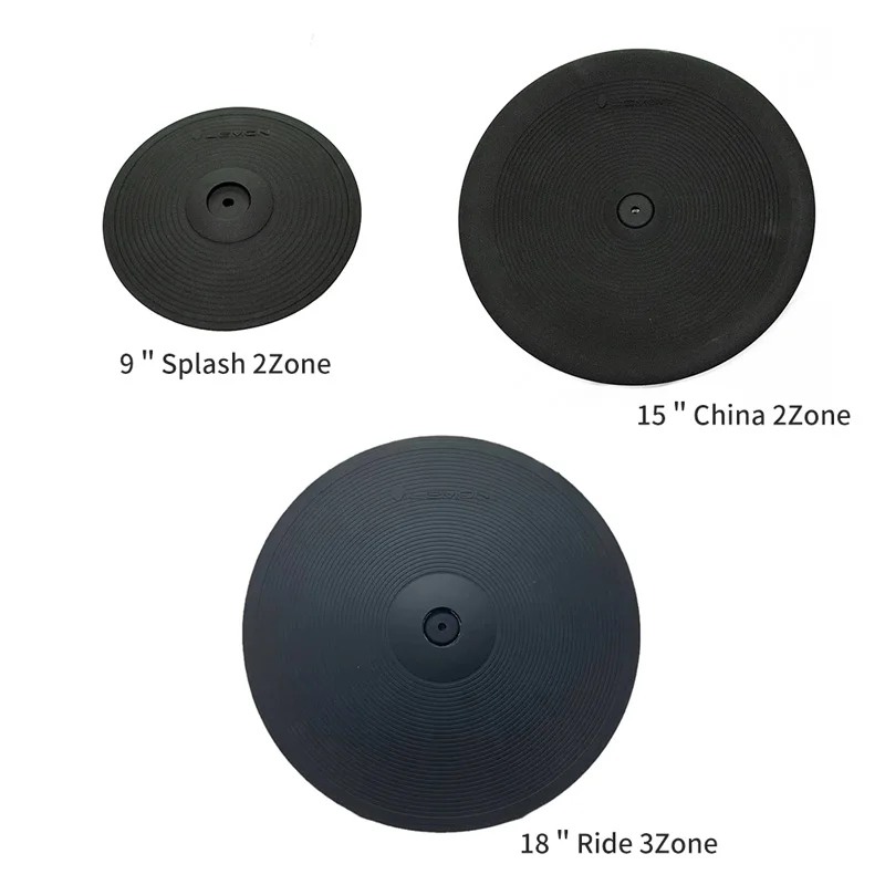 Electronic Drum Cymbals Bundle B-set 9/15/18