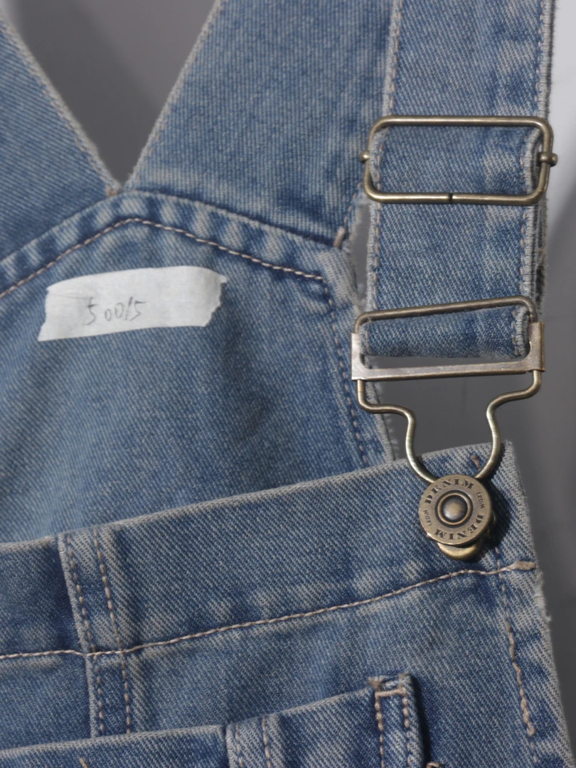 

Retro Waed Denim Overalls Loose Wide Leg Pants Spring New Sle Korean Sle Casual ex Clothing Vintage Effect