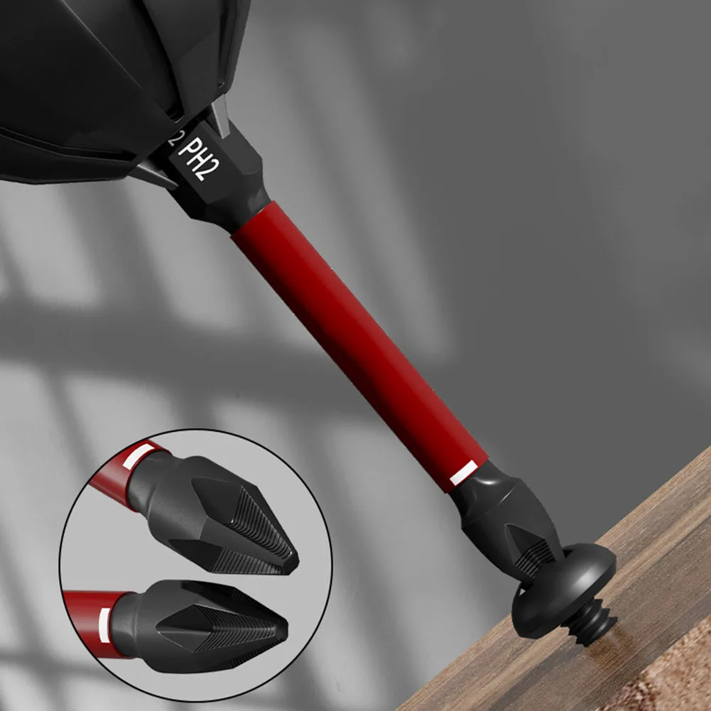 Magnetic Electrician Special Cross Screwdriver Bit Nutdrivers PH2 Magnetic Anti Slip Screwdriver Bits Power Tool