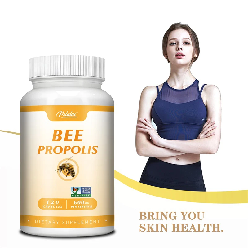 

Bee Propolis Capsules - Supports Joint Health, Promotes Bone Health, Enhances Immunity, Antioxidant